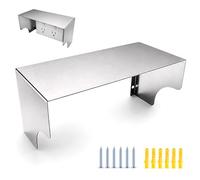 JITPOU Tapa de enchufe de acero inoxidable para exteriores, 24,5 x 12 x 12 | Funda protectora contra la lluvia, enchufes, timbre, interruptor de puerta, resistente a la corrosión, lluvia y polvo