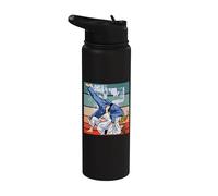 Jiu-Jitsu artes marciales Ju-Jutsu entrenamiento deportivo Stainless Steel Insulated Water Bottle