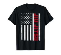 Jiu Jitsu Bandera Americana Brazillian Ju Jitsu Hombres Mujeres Niños Camiseta