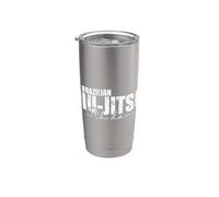 Jiu-Jitsu Brasileño Quinto Dan Artes Marciales Vaso térmico de acero inoxidable de doble pared