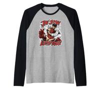 Jiu Jitsu: El Luchador Demoníaco - Jiu Jitsu Al Estilo Anime Camiseta Manga Raglan