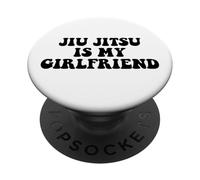 Jiu Jitsu es mi Novia, Cubierta de Bomba para el día de concienciación para Solteros PopSockets PopGrip Adhesivo