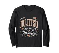 Jiu Jitsu es mi Terapia Floral Boho Manga Larga
