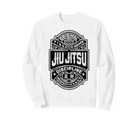 Jiu Jitsu Grappling BJJ MMA Fighter Vintage Whisky Label Sudadera