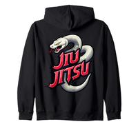 Jiu Jitsu Ground Predator, impresión trasera Sudadera con Capucha