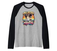 Jiu-Jitsu, Lucha Libre, Grappling, Chicas, Artes Marciales Camiseta Manga Raglan