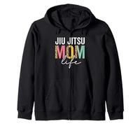 Jiu Jitsu Mamá Vida Divertido Mamá Leopardo Jiu Jitsu Mamá Guepardo Sudadera con Capucha