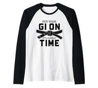 Jiu Jitsu Ponte Tu Gi En Es Tiempo De Abrazos BJJ Camiseta Manga Raglan