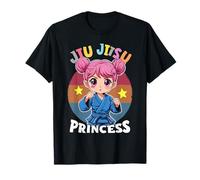 Jiu Jitsu Princess Arte Inspirador Infancia Camiseta
