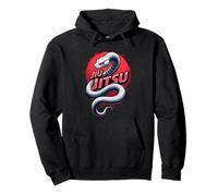 Jiu Jitsu Serpiente Blanca Sudadera con Capucha