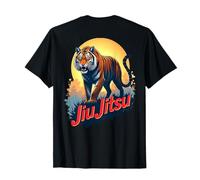 Jiu Jitsu Tigre, backprint Camiseta