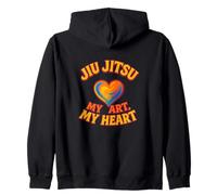 Jiu Jittsu en mi corazón Sudadera con Capucha