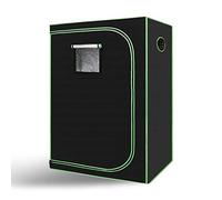 Jiubiaz Grow Tent - Tienda de campaña (120 x 60 x 180 cm, para cultivo en casa, tienda de cultivo, resistente a la luz y al agua), color negro y verde