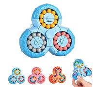 Jiuhao Juguete de cubo giratorio de frijoles mágicos, juguete giratorio para clasificar bolas, rompecabezas de entrenamiento cerebral, juguete de descompresión giratorio, regalo para niños,