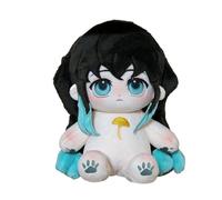 Jiumaocleu Anime Tokitou Muichirou Figuras suaves Tokitou Muichirou/Kochou Shinobu Figura de peluche Uzui Tengen Muñecas Colgantes Regalos cálidos 20CM