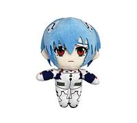 Jiumaocleu Ayanami Rei Figura Felpa - 20cm Estilo de Pelo Corto, Color Azul, Figura de Ayanami Rei, muñeca de Peluche Suave, Almohada de Juguetes, decoración de sofá y Dormitorio para niños y niñas