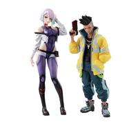 Jiumaocleu David Martinez Figura Lucy Estatua Rebecca Action, figura de anime a escala 1/7, modelo Lucyna Kushinada, colección de escritorio, decoración de exhibición de regalo para fans