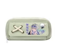 Jiumaocleu Estuche para bolígrafos de anime JJK para niños y niñas, figura de anime Geto Suguru/Gojo Satoru, estuche para lápices Nanami Kento para estudiantes de secundaria, 21 x 5,5 x 11 cm, Tipo 11