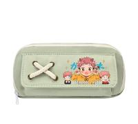 Jiumaocleu Estuche para bolígrafos de anime JJK para niños y niñas, figura de anime Geto Suguru/Gojo Satoru, estuche para lápices Nanami Kento para estudiantes de secundaria, 21 x 5,5 x 11 cm, Tipo 9