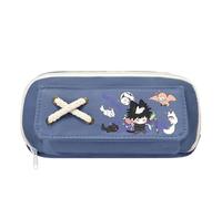 Jiumaocleu Estuche para bolígrafos de anime JJK para niños y niñas, figura de anime Geto Suguru/Gojo Satoru, estuche para lápices Nanami Kento para estudiantes de secundaria, 21 x 5,5 x 11 cm, Tipo 8