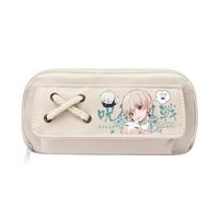 Jiumaocleu Estuche para bolígrafos de anime JJK para niños y niñas, figura de anime Geto Suguru/Gojo Satoru, estuche para lápices Nanami Kento para estudiantes de secundaria, 21 x 5,5 x 11 cm, Tipo 14