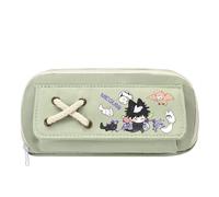 Jiumaocleu Estuche para bolígrafos de anime JJK para niños y niñas, figura de anime Geto Suguru/Gojo Satoru, estuche para lápices Nanami Kento para estudiantes de secundaria, 21 x 5,5 x 11 cm, Tipo 12