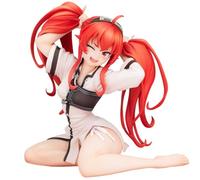 Jiumaocleu Figura de Eris Greyrat Mini decoración para tartas, figura Mushoku Tensei: Reencarnación sin empleo, figura de 10 cm, figura de Eris Greyrat Look Up hecha a mano, regalos coleccionables