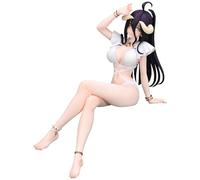 Jiumaocleu Figura estatua de Albedo, escala 1/7, postura sentada de 16 cm, figura de acción de anime, mercancía de Albedo, decoración de escritorio, coleccionable