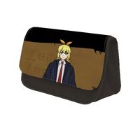 Jiumaocleu Mashle: Magic and Muscles - Estuche para lápices de gran capacidad, estuche de papelería de anime con doble cremallera, organizador de escritorio portátil para estudiantes, tipo 9,