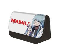 Jiumaocleu Mashle: Magic and Muscles - Estuche para lápices de gran capacidad, estuche de papelería de anime con doble cremallera, organizador de escritorio portátil para estudiantes, Tipo 17,