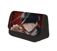 Jiumaocleu Mashle: Magic and Muscles - Estuche para lápices de gran capacidad, estuche de papelería de anime con doble cremallera, organizador de escritorio portátil para estudiantes, tipo 1,