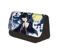 Jiumaocleu Mashle: Magic and Muscles - Estuche para lápices de gran capacidad, estuche de papelería de anime con doble cremallera, organizador de escritorio portátil para estudiantes, Tipo 15,