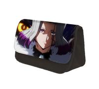 Jiumaocleu Mashle: Magic and Muscles - Estuche para lápices de gran capacidad, estuche de papelería de anime con doble cremallera, organizador de escritorio portátil para estudiantes, Tipo 16,