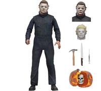 Jiumaocleu Michael Myers Figura de Navidad de Michael Myers, modelo de PVC de 18 cm, articulaciones móviles con accesorios, regalo de cumpleaños de PVC, artículo coleccionable para adultos