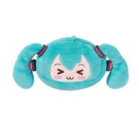 Jiumaocleu Miku - Estuche de peluche de anime Miku Merch de gran capacidad, bonito estuche escolar para niñas, papelería y regalos para estudiantes, 20 x 15 cm, Miku, 20cm*15cm, Mochila escolar