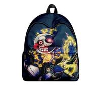 Jiumaocleu Mochila de anime con estampado de dibujos animados 3D, mochila escolar de 30 x 17 x 40 cm, mochila multicompartimento, mochila casual de moda para niños y niñas, Tipo 8, 30*17*40cm