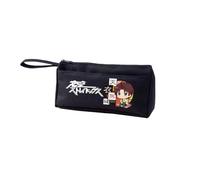 Jiumaocleu Ranpo Edogawa - Estuche para lápices de anime BSD para niños/niñas, figuras de Nakahara Chuuya/Dazai Osamu, estuche de lápices de doble capa, bolsa para lápices de escuela secundaria Ranpo