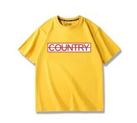 Jiumaocleu Sakamoto Taro Camisetas de manga corta amarilla Sakamoto Taro figura de dibujos animados Cosplay camiseta de algodón con impresión 3D de manga corta casual verano manga camiseta unisex