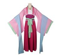 Jiumaocleu The Apothecary Diaries - Disfraz de Maomao para cosplay, color rosa, conjunto completo de kimono de anime para Halloween