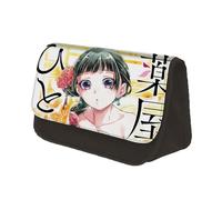 Jiumaocleu The Apothecary Diaries - Estuche para lápices de dibujos animados, gran capacidad, bolsa de papelería de anime con doble cremallera, organizador de escritorio portátil para adolescentes,