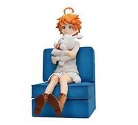 Jiumaocleu The Promised Neverland Figure Statue - Emma/Norman/Ray Figura Sofá Sentado Pose Figura de Anime Modelo Juguetes Hecho a Mano Decoración de Escritorio para el Tablero del Coche Hogar Oficina