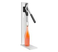 jiumxliu Máquina de corcho manual para botellas de vino, incluye POMx2, taponadora manual de botellas de vino tinto de acero inoxidable con pequeño corcho para amantes del vino y gastronomía