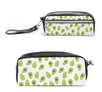 JiuPopular Estuche de cuero para lápices, bolsa de papelería de flor de cerezo utilizada como estuche para oficina y escuela, bolsa de viaje de negocios o caja de herramientas pequeña, bolsa de