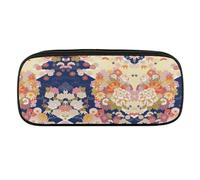 JiuPopular Estuche de poliuretano, bolsa de papelería tradicional japonesa utilizada como estuche para oficina y escuela, bolsa de viaje de negocios o caja de herramientas pequeña, bolsa de maquillaje