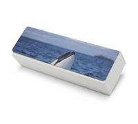 JiuPopular Funda para gafas, orca asesina, funda para gafas de sol para hombres y mujeres, viaje y trabajo