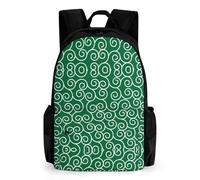 JiuPopular Mochila de día con diseño de mandala de gato tailandés siamés, mochila con bolsillos para senderismo, camping, viajes, Fondo arabesco, 42x30.5cm