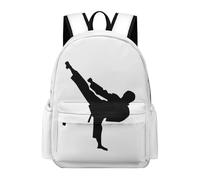 JiuPopular Mochila, mochila de artes marciales de Taekwondo, mochila casual para exteriores, deportes, viajes