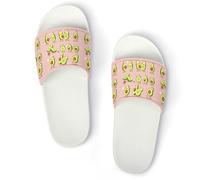 JiuPopular Pantuflas antideslizantes, deslizadores de artes marciales de Taekwondo para hombres y mujeres, toboganes de ducha, blanco 1, 42 2/3 EU