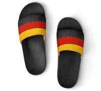 JiuPopular Pantuflas antideslizantes, deslizadores de cerdo de granja de dibujos animados rosa para hombres y mujeres, toboganes de ducha, Estilo negro, 42 2/3 EU