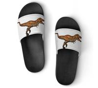 JiuPopular Pantuflas antideslizantes, deslizadores de cerdo de granja de dibujos animados rosa para hombres y mujeres, toboganes de ducha, Estilo negro 6, 42 2/3 EU